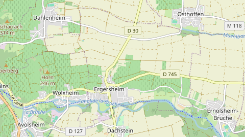 Carte de localisation de l'évènement