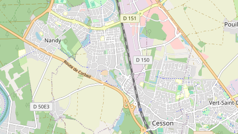 Carte de localisation de l'évènement