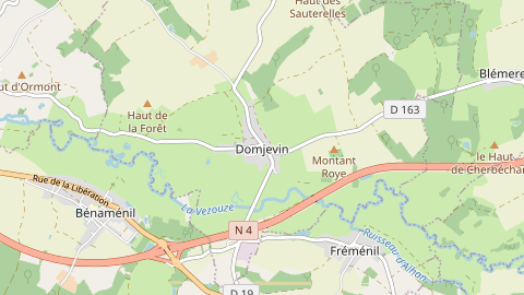 Carte de localisation de l'évènement