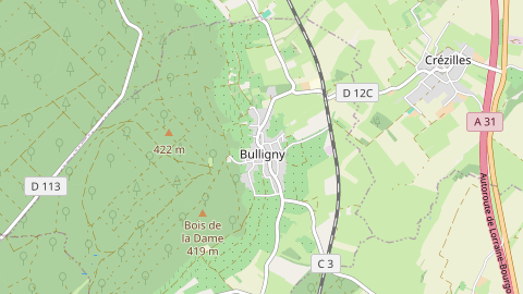 Carte de localisation de l'évènement