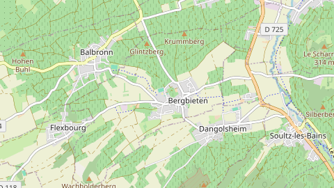 Carte de localisation de l'évènement