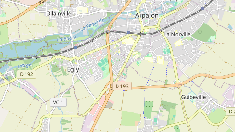 Carte de localisation de l'évènement