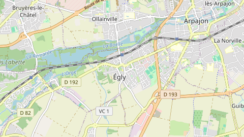 Carte de localisation de l'évènement