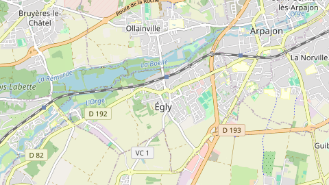 Carte de localisation de l'évènement