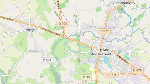 Carte de localisation de l'évènement