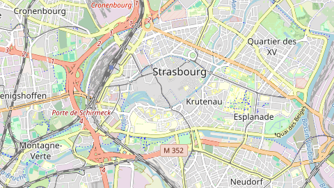 Carte de localisation de l'évènement