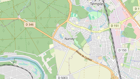 Carte de localisation de l'évènement