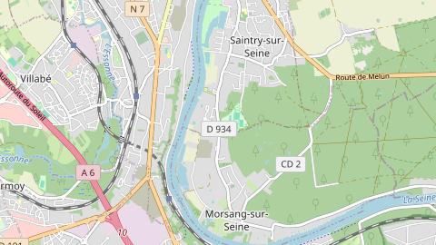 Carte de localisation de l'évènement