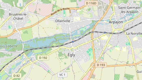 Carte de localisation de l'évènement