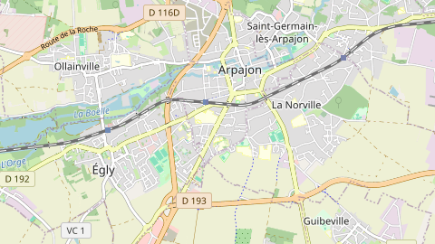 Carte de localisation de l'évènement