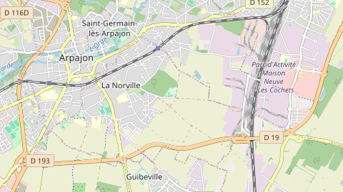 Carte de localisation de l'évènement
