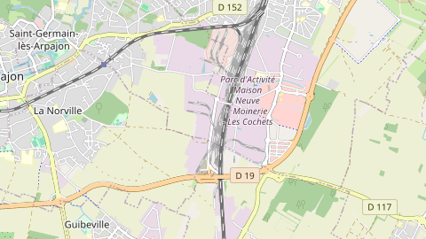 Carte de localisation de l'évènement