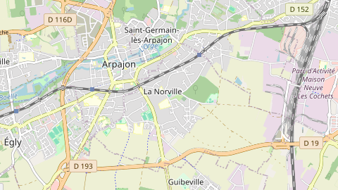Carte de localisation de l'évènement