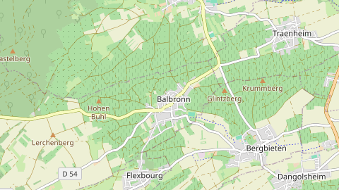 Carte de localisation de l'évènement