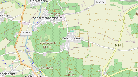 Carte de localisation de l'évènement