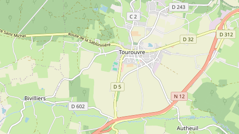 Carte de localisation de l'évènement
