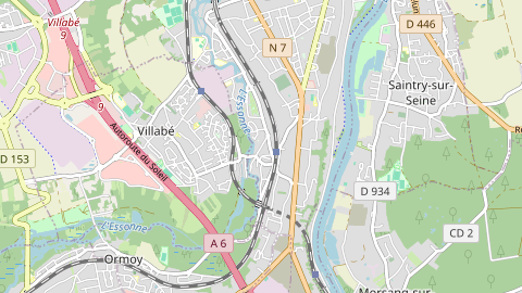 Carte de localisation de l'évènement