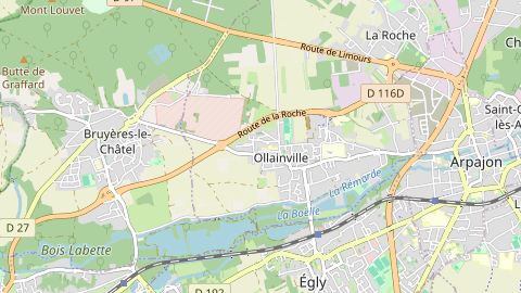 Carte de localisation de l'évènement