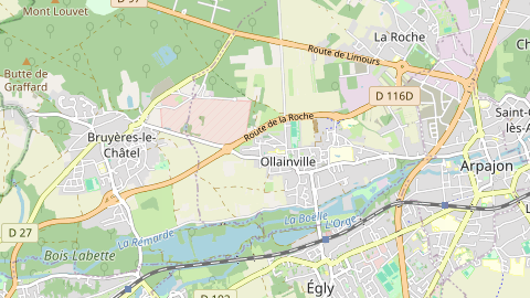 Carte de localisation de l'évènement