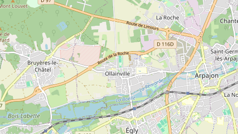 Carte de localisation de l'évènement