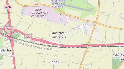 Carte de localisation de l'évènement