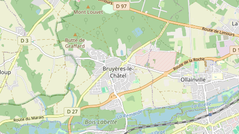 Carte de localisation de l'évènement