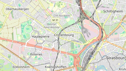 Carte de localisation de l'évènement