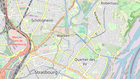 Carte de localisation de l'évènement