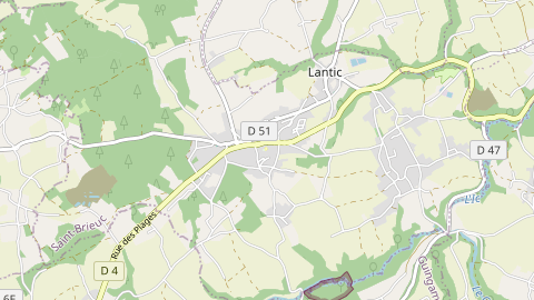 Carte de localisation de l'évènement