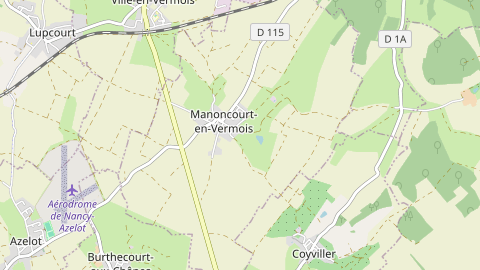 Carte de localisation de l'évènement