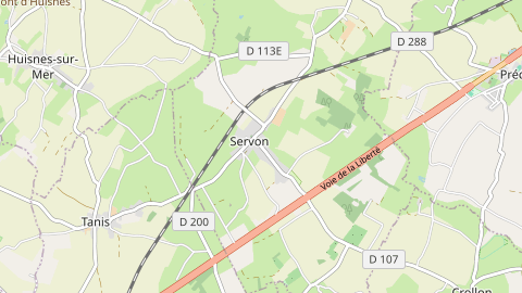 Carte de localisation de l'évènement