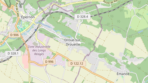 Carte de localisation de l'évènement