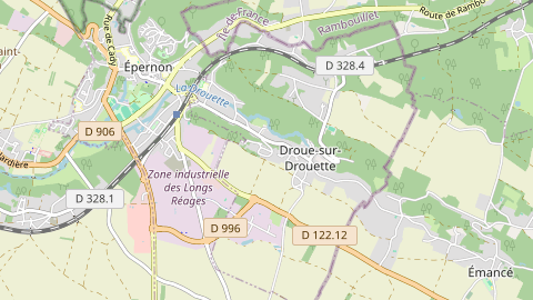 Carte de localisation de l'évènement