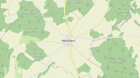 Carte de localisation de l'évènement