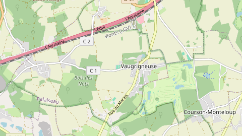 Carte de localisation de l'évènement