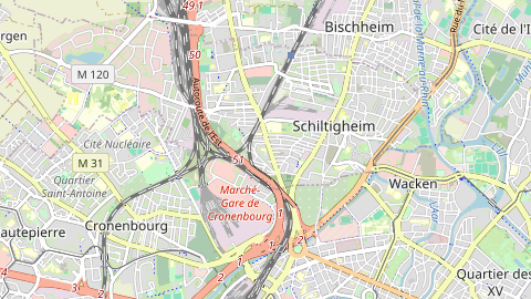 Carte de localisation de l'évènement