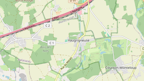 Carte de localisation de l'évènement