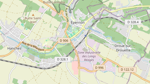 Carte de localisation de l'évènement