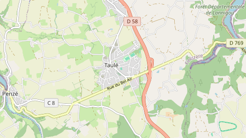 Carte de localisation de l'évènement