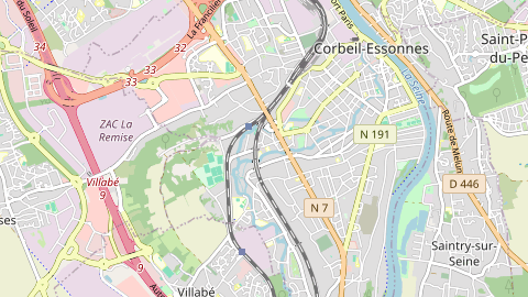 Carte de localisation de l'évènement