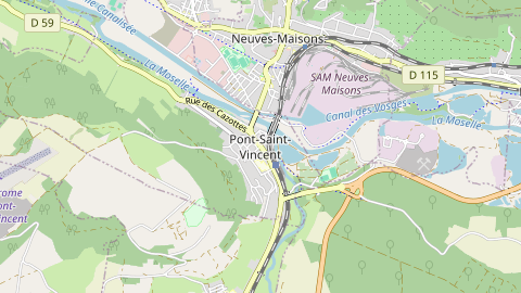 Carte de localisation de l'évènement