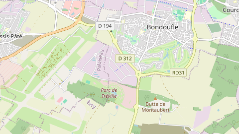 Carte de localisation de l'évènement