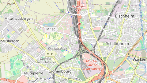 Carte de localisation de l'évènement