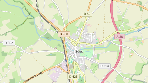 Carte de localisation de l'évènement