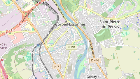 Carte de localisation de l'évènement