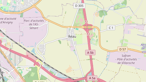 Carte de localisation de l'évènement