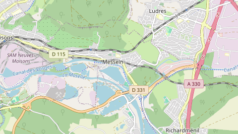 Carte de localisation de l'évènement