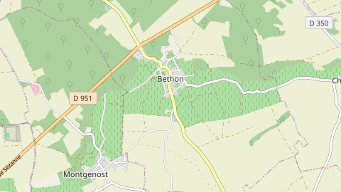 Carte de localisation de l'évènement