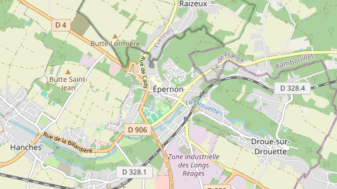 Carte de localisation de l'évènement