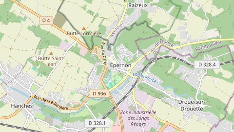 Carte de localisation de l'évènement